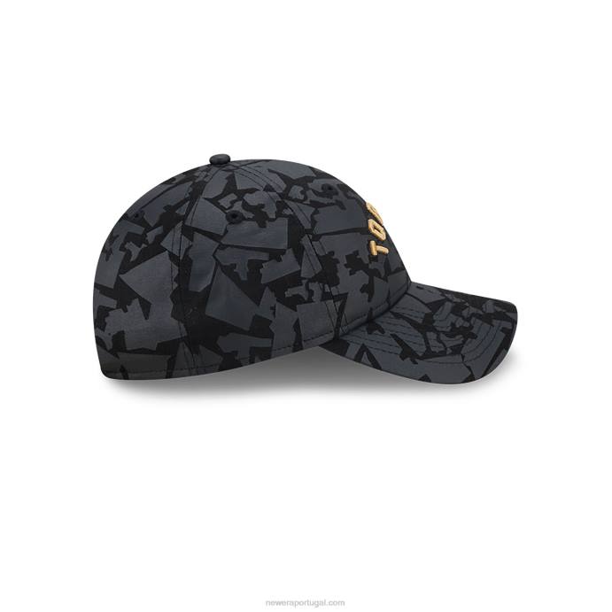 FFTN2225 New Era boné toronto raptors authentics city edition cinza escuro 9twenty ajustável