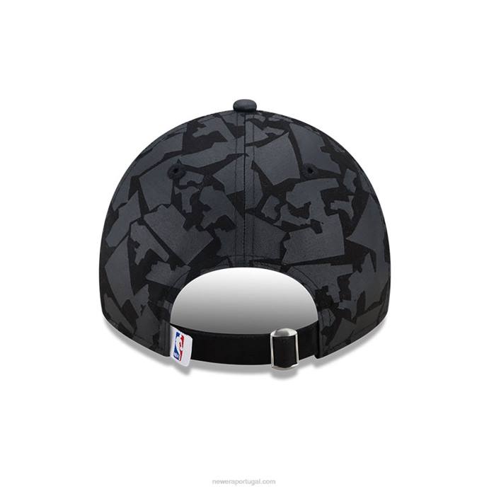 FFTN2225 New Era boné toronto raptors authentics city edition cinza escuro 9twenty ajustável