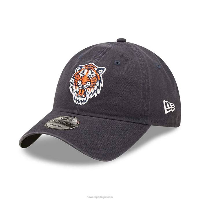 FFTN2226 New Era boné ajustável detroit tigers team patch azul 9twenty