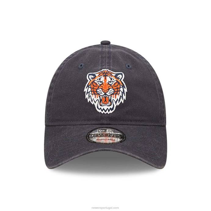 FFTN2226 New Era boné ajustável detroit tigers team patch azul 9twenty