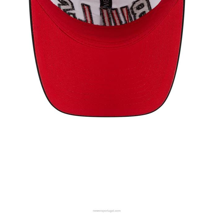 FFTN2227 New Era chicago bulls nba back half black 9twenty boné ajustável