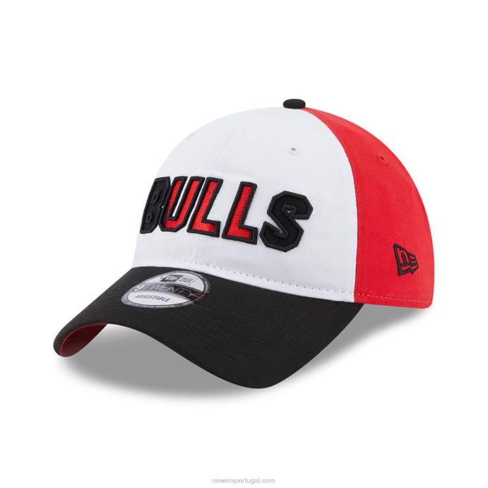 FFTN2227 New Era chicago bulls nba back half black 9twenty boné ajustável