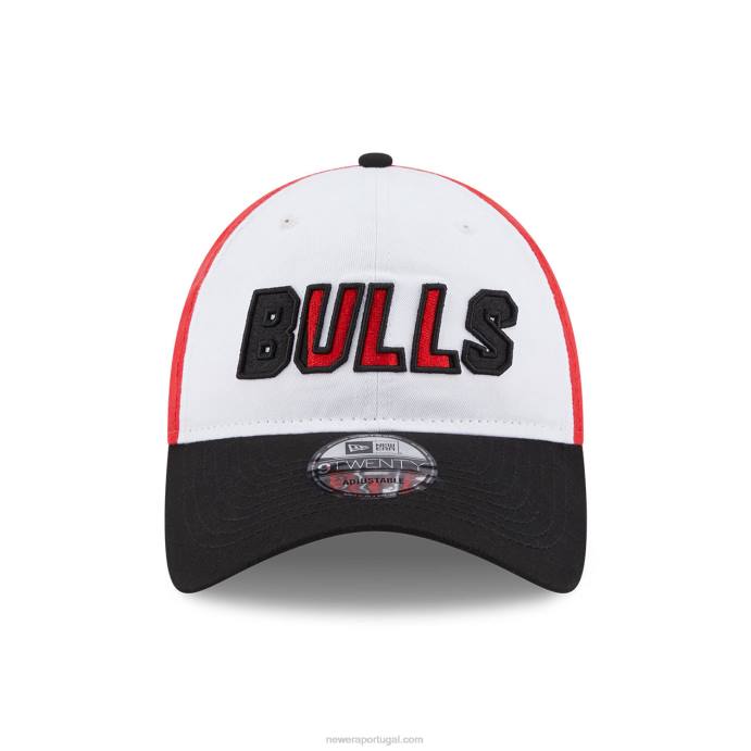 FFTN2227 New Era chicago bulls nba back half black 9twenty boné ajustável