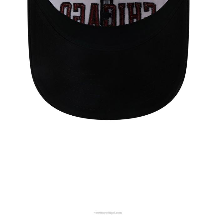 FFTN2228 New Era chicago bulls authentics city edition branco 9twenty boné ajustável
