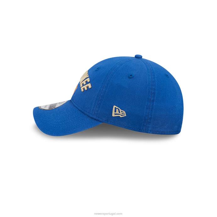 FFTN2231 New Era boné ajustável milwaukee bucks authentics city edition azul 9twenty