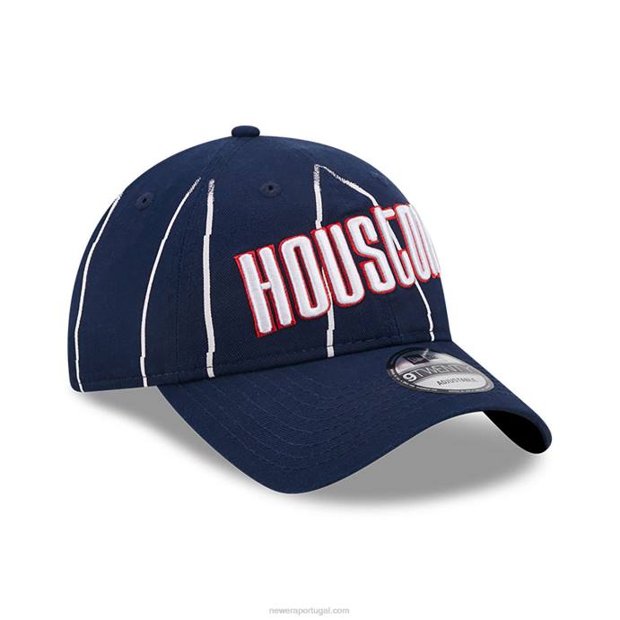 FFTN2237 New Era boné ajustável houston rockets authentics city edition azul 9twenty