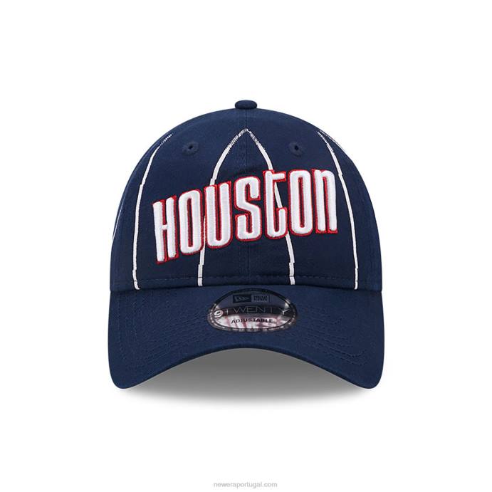FFTN2237 New Era boné ajustável houston rockets authentics city edition azul 9twenty