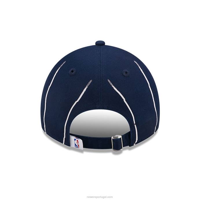 FFTN2237 New Era boné ajustável houston rockets authentics city edition azul 9twenty