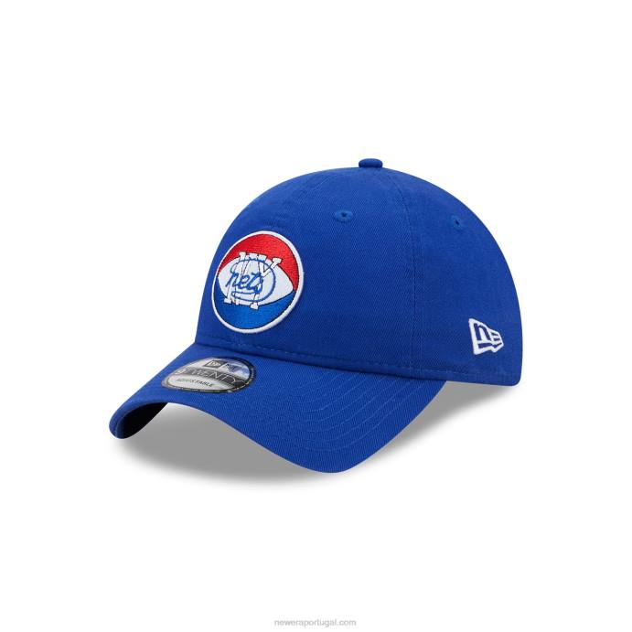 FFTN2239 New Era Boné ajustável Brooklyn Nets NBA Classic Blue 9Twenty