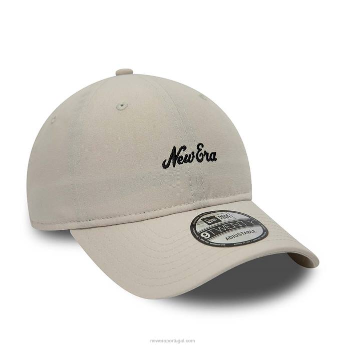 FFTN2241 New Era Heritage script repreve stone boné ajustável 9twenty