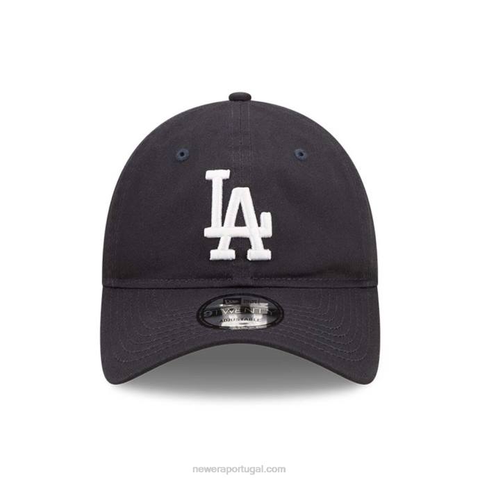 FFTN2244 New Era boné ajustável La Dodgers League Essential Navy 9Twenty