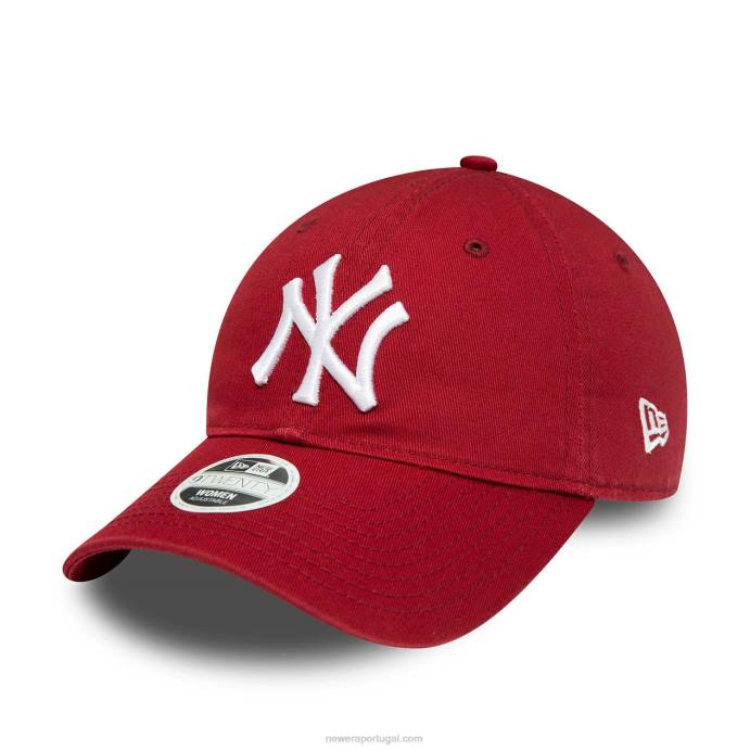 FFTN2249 New Era boné feminino new york yankees red 9twenty
