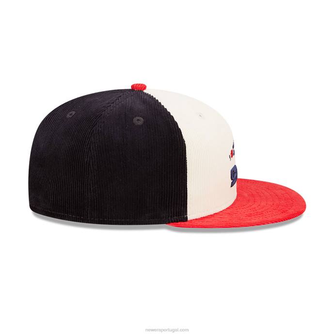 FFTN224 New Era boné chicago white sox cooperstown preto 59fifty