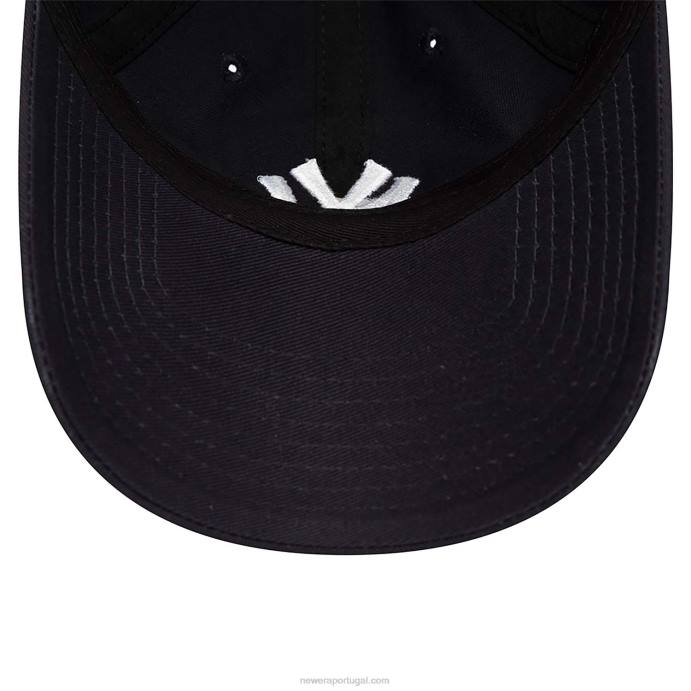 FFTN2250 New Era New York Yankees League Essential Navy 9Twenty boné ajustável