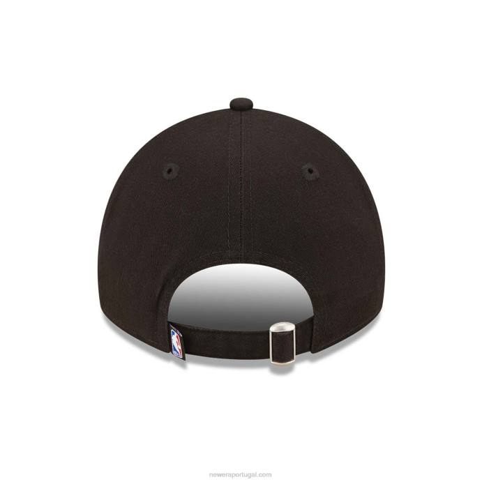 FFTN2252 New Era brooklyn nets nba tip off 2022 preto 9twenty boné ajustável