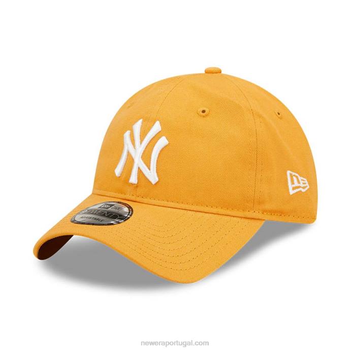 FFTN2253 New Era boné ajustável new york yankees league essencial laranja 9twenty