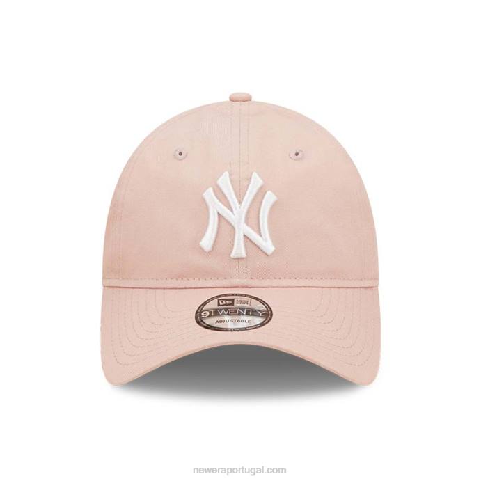 FFTN2256 New Era boné ajustável new york yankees league essencial rosa 9twenty