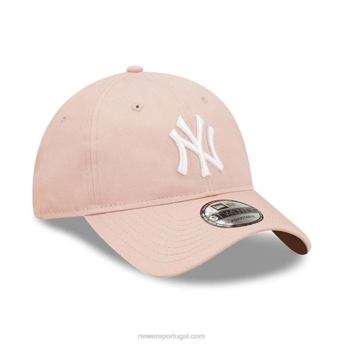 FFTN2256 New Era boné ajustável new york yankees league essencial rosa 9twenty