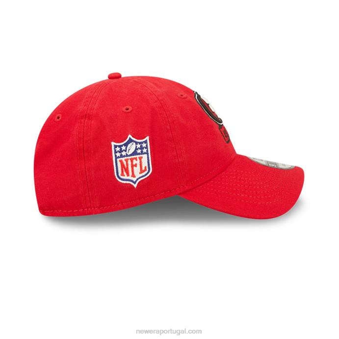 FFTN2258 New Era san francisco 49ers nfl sideline 2022 red 9twenty boné ajustável