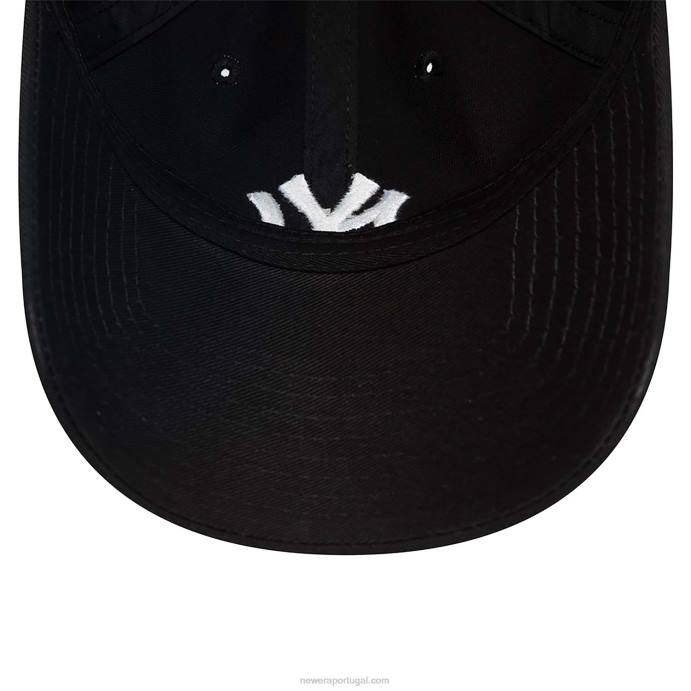 FFTN2259 New Era boné ajustável new york yankees league essencial preto 9twenty