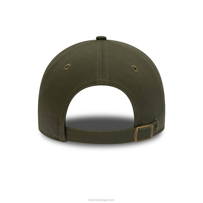 FFTN2263 New Era Boné ajustável La Dodgers League Essential Green 9Twenty