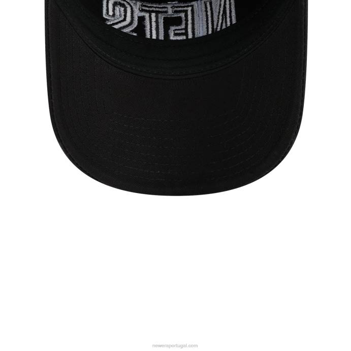FFTN2270 New Era brooklyn nets boné ajustável nba statement preto 9twenty