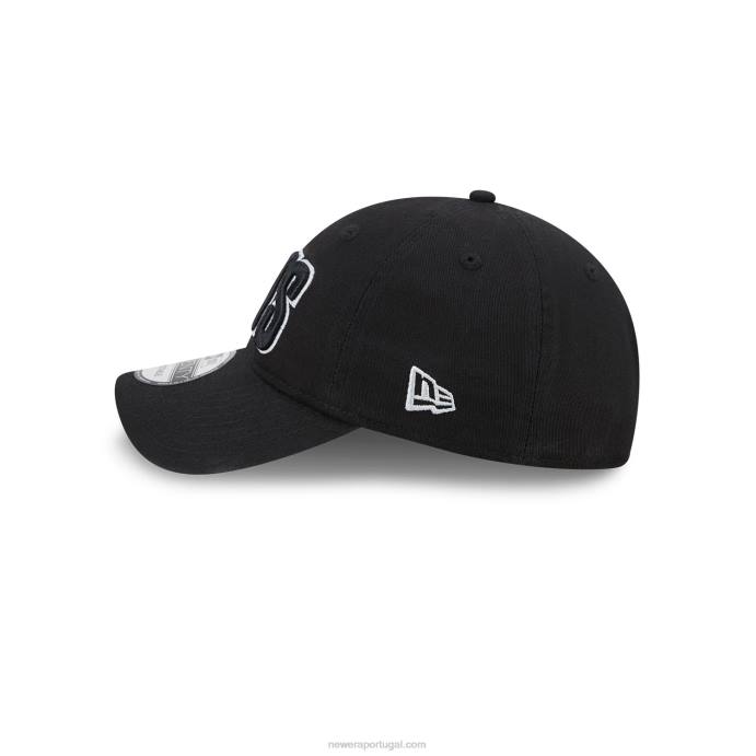 FFTN2270 New Era brooklyn nets boné ajustável nba statement preto 9twenty