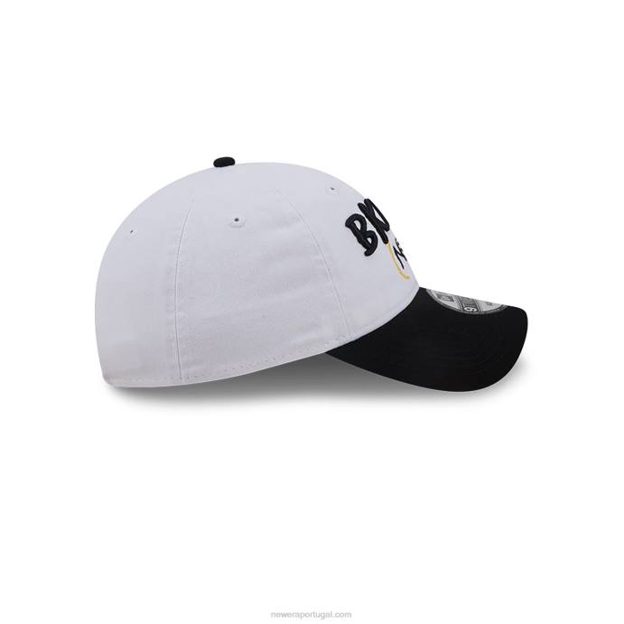 FFTN2274 New Era boné ajustável brooklyn nets authentics city edition branco 9twenty