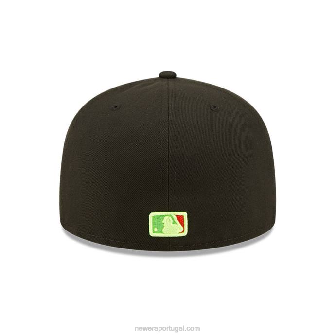 FFTN227 New Era san diego padres boné infravermelho preto 59fifty