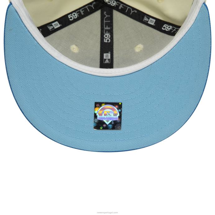 FFTN228 New Era Boné Springfield Cardinals Milb Chrome White 59Fifty