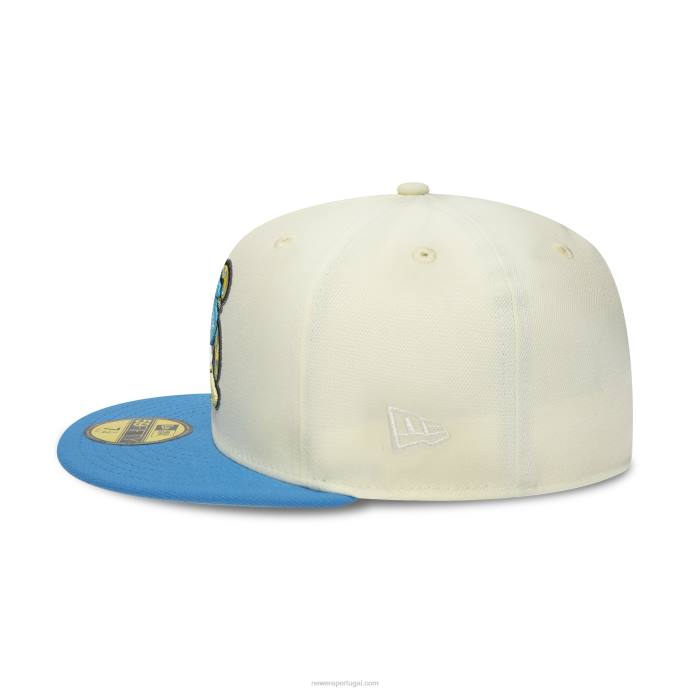 FFTN228 New Era Boné Springfield Cardinals Milb Chrome White 59Fifty