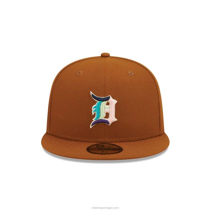 FFTN229 New Era boné detroit tigers vintage floral 59fifty