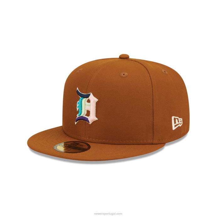 FFTN229 New Era boné detroit tigers vintage floral 59fifty