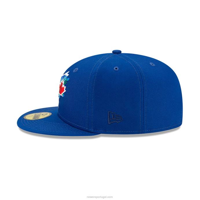 FFTN232 New Era boné toronto blue jays lateral com patch bloom blue 59fifty