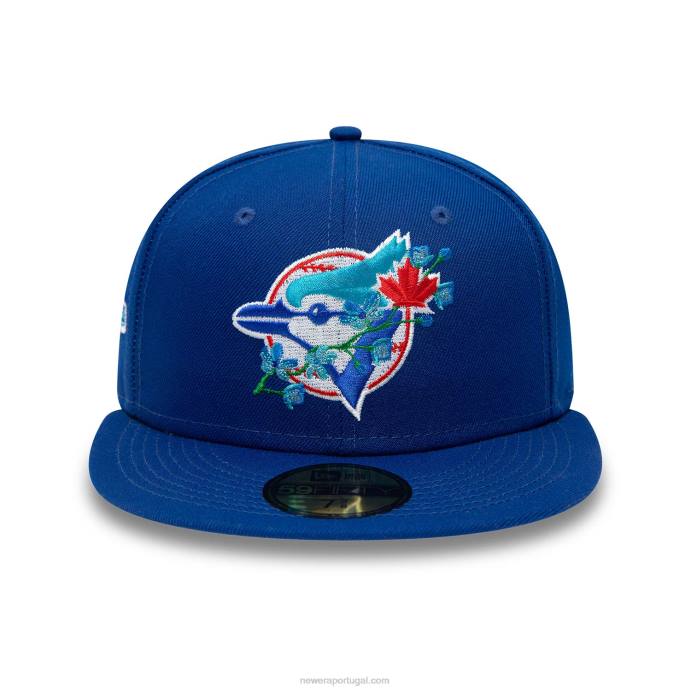 FFTN232 New Era boné toronto blue jays lateral com patch bloom blue 59fifty
