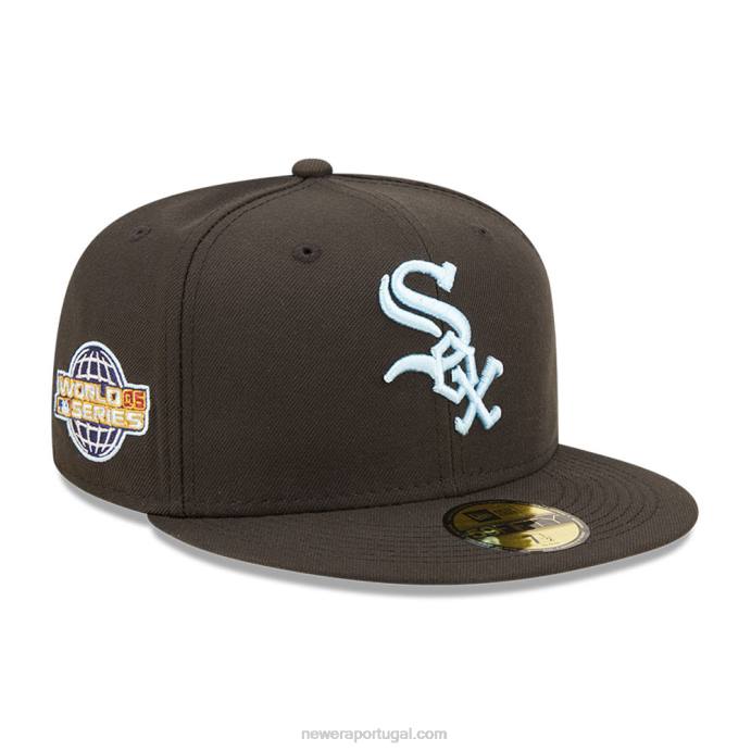 FFTN236 New Era chicago white sox mlb cloud black 59fifty boné justo