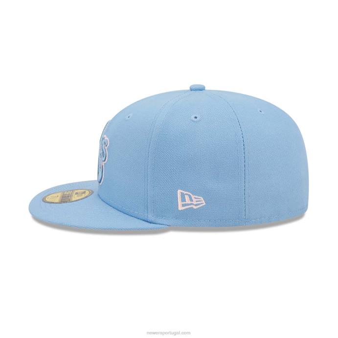 FFTN23 New Era Boné Oakland Athletics Azul Pastel 59Fifty