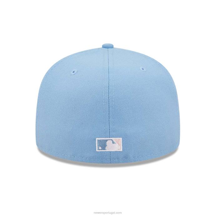 FFTN23 New Era Boné Oakland Athletics Azul Pastel 59Fifty
