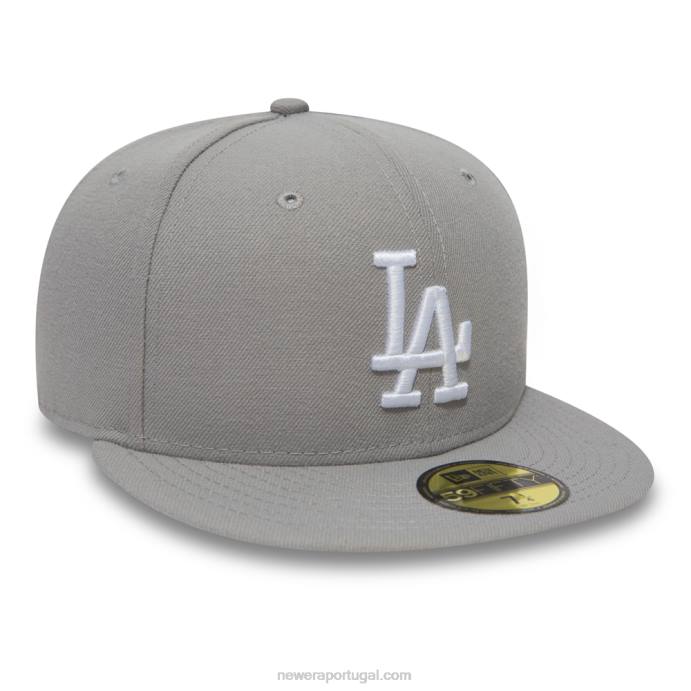 FFTN242 New Era boné la dodgers essencial cinza 59fifty