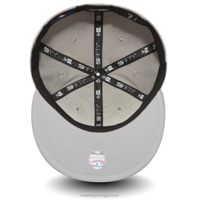 FFTN242 New Era boné la dodgers essencial cinza 59fifty
