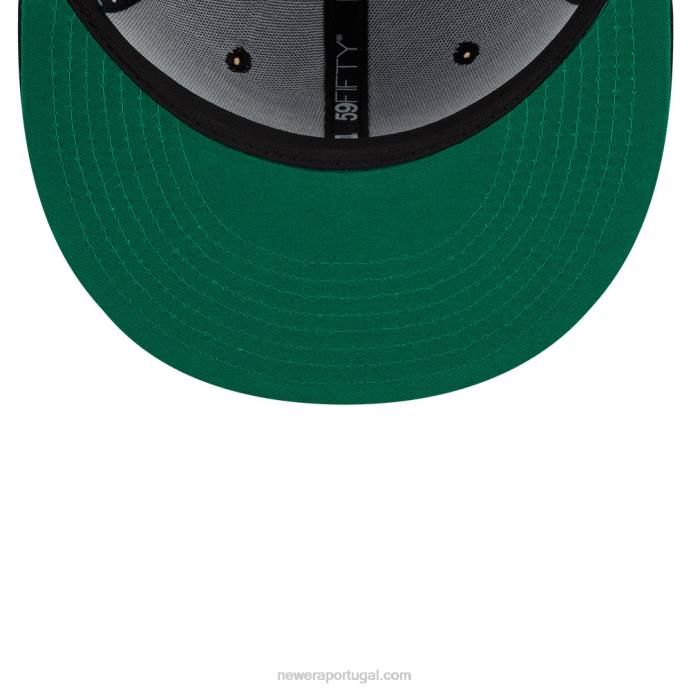 FFTN243 New Era Viseira miami marlins bloom black 59fifty boné justo