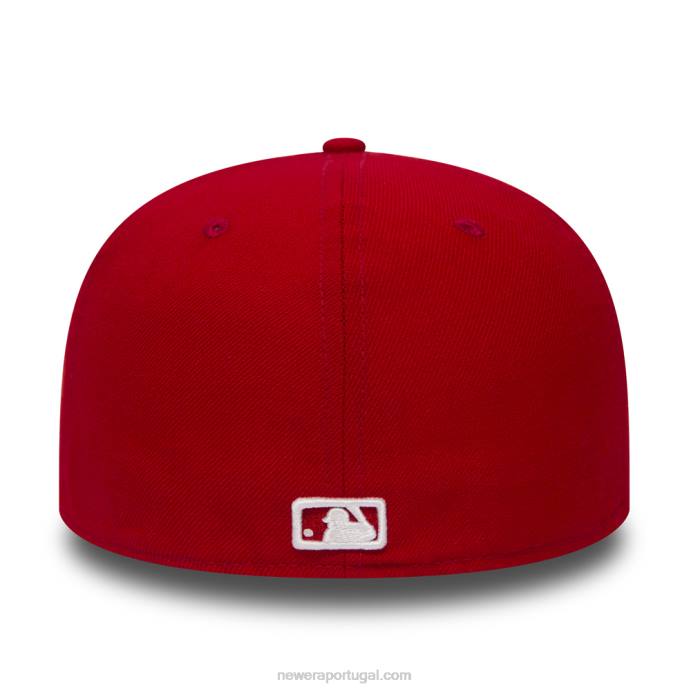 FFTN248 New Era boné la dodgers essencial vermelho 59fifty