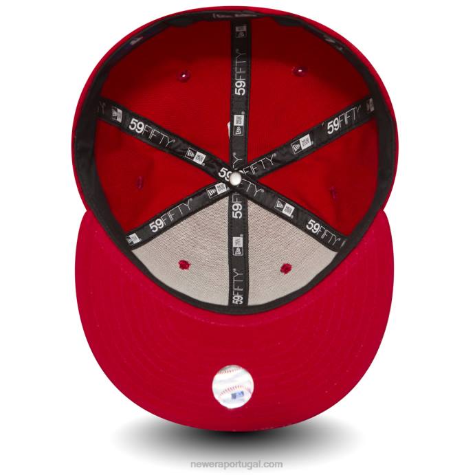 FFTN248 New Era boné la dodgers essencial vermelho 59fifty