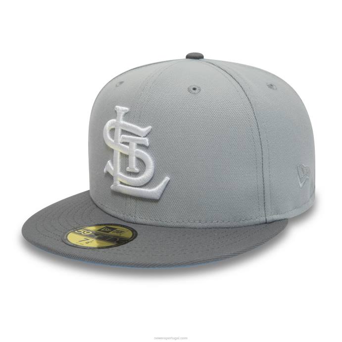 FFTN249 New Era st. boné Louis Cardinals 1942 world series cinza 59fifty
