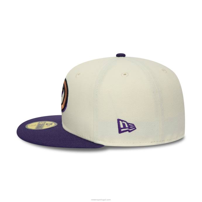FFTN251 New Era boné arizona diamondbacks cromado e roxo 59fifty