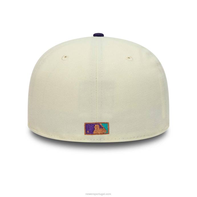 FFTN251 New Era boné arizona diamondbacks cromado e roxo 59fifty
