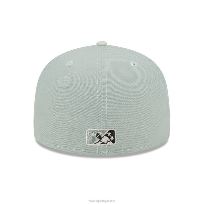 FFTN254 New Era Fort Worth Cats Hometown Roots Green Boné 59Fifty