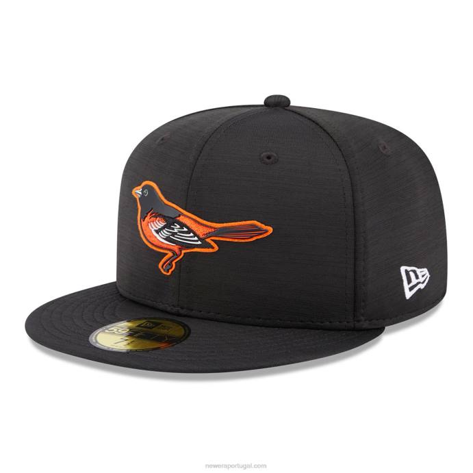 FFTN258 New Era baltimore orioles mlb clubhouse boné preto 59fifty