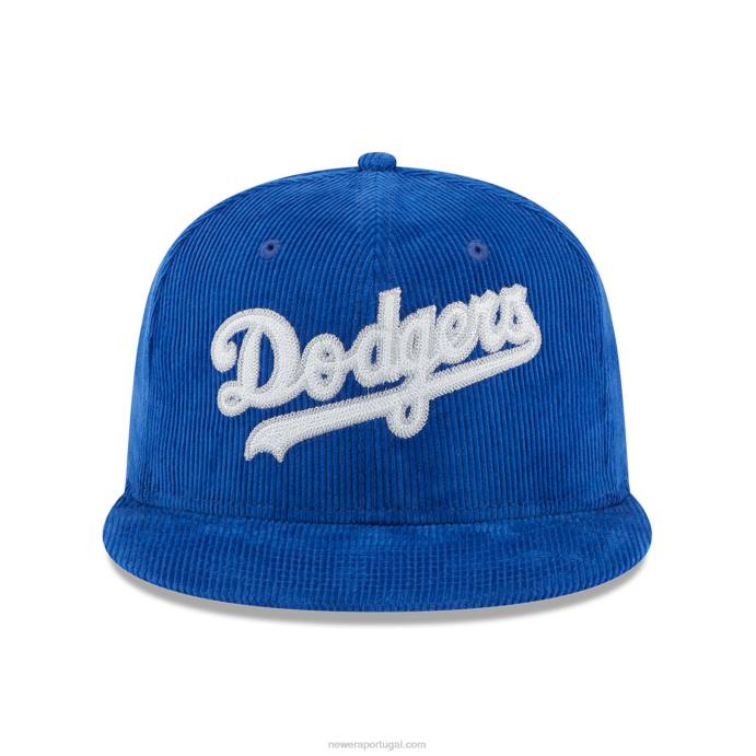 FFTN261 New Era Boné ajustado 59fifty azul vintage la dodgers