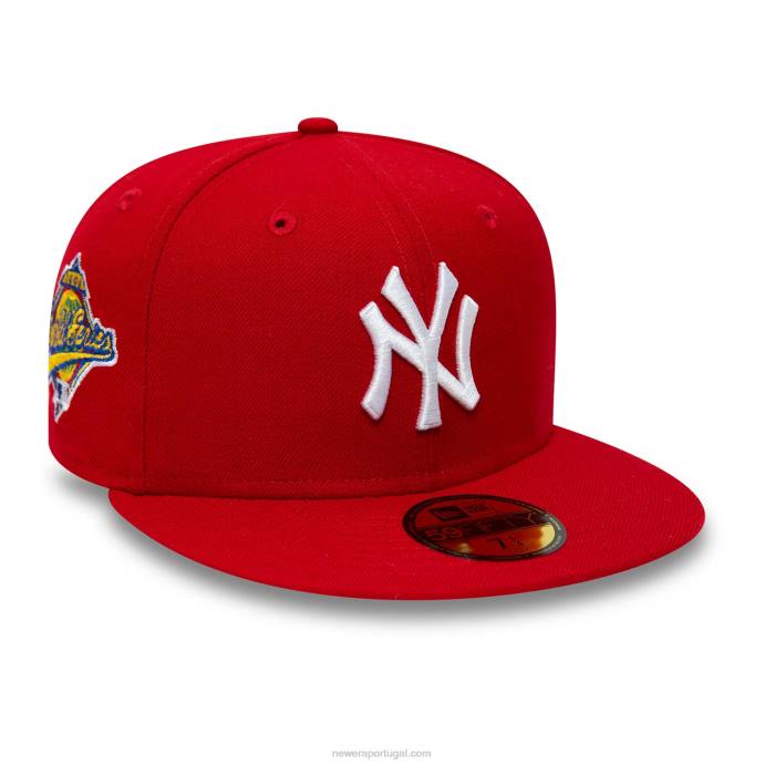 FFTN263 New Era New York Yankees World Series Red Boné 59Fifty